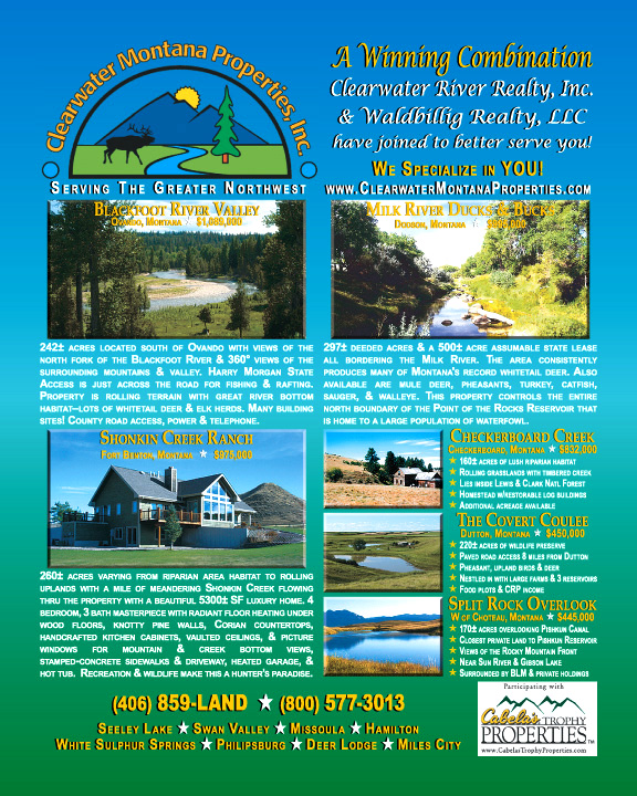 Central Montana Homes & Land Magazine ~ April, 2008
									<br>
									Page XX
									&nbsp;&nbsp;&diams;&nbsp;&nbsp;
									8"W x 10"H<br>
									80# Text Gloss