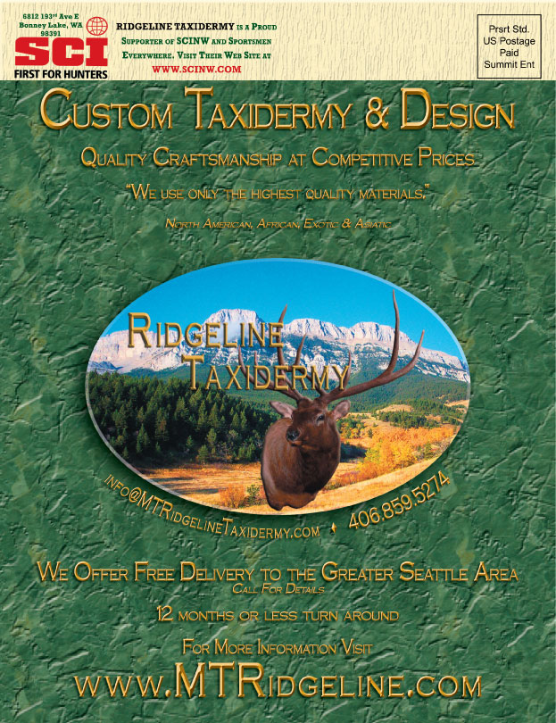 January 2015 Safari Club Northwest Newsletter
									<br>
									Back Cover
									&nbsp;&nbsp;&diams;&nbsp;&nbsp;
									8 13&frasl;20"W x 11&frac14;"H<br>
									70# Coated Text Stock