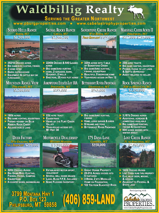 June 2007 Montana Land Magazine
									<br>
									Page 05
									&nbsp;&nbsp;&diams;&nbsp;&nbsp;
									7&frac14;"W x 9&frac34;"H<br>
									100# Coated Text Stock
