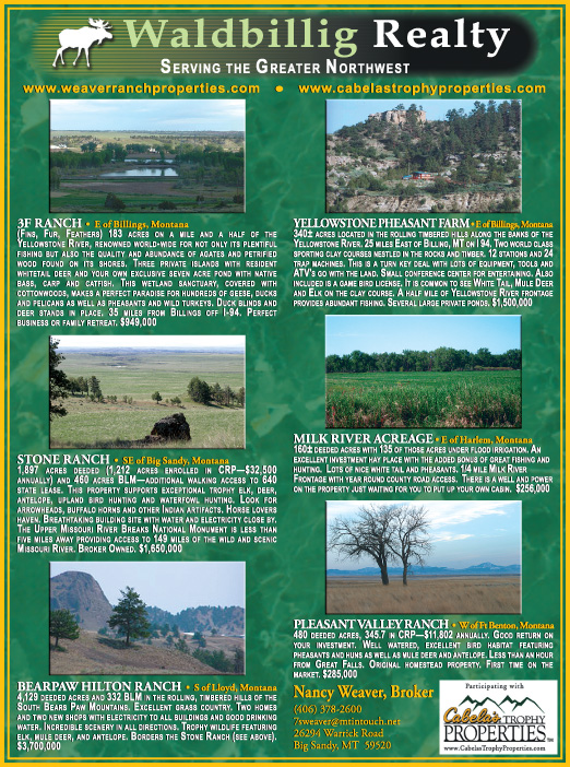 June 2007 Montana Land Magazine
									<br>
									Page 06
									&nbsp;&nbsp;&diams;&nbsp;&nbsp;
									7&frac14;"W x 9&frac34;"H<br>
									100# Coated Text Stock