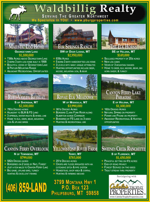 October 2007 Montana Land Magazine
									<br>
									Page 04
									&nbsp;&nbsp;&diams;&nbsp;&nbsp;
									7&frac14;"W x 9&frac34;"H<br>
									100# Coated Text Stock