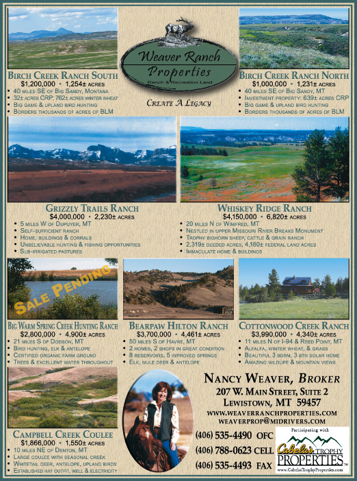 April 2008 Montana Land Magazine
									<br>
									Page 06
									&nbsp;&nbsp;&diams;&nbsp;&nbsp;
									7&frac14;"W x 9&frac34;"H<br>
									100# Coated Text Stock