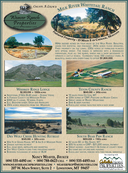 April 2008 Montana Land Magazine
									<br>
									Page 08
									&nbsp;&nbsp;&diams;&nbsp;&nbsp;
									7&frac14;"W x 9&frac34;"H<br>
									100# Coated Text Stock